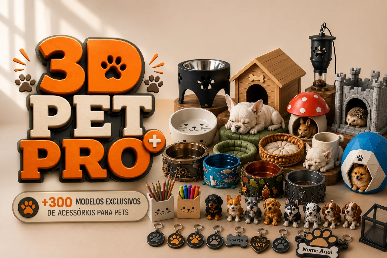 Pack de Modelos STL Pet 3D